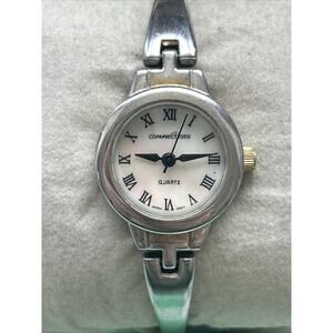 Connections MOP Dial Silver Tone Women’s Quartz Watch